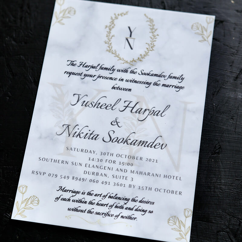 printing wedding invitations durban