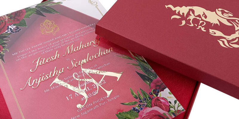 Hindu Invitations - Fuchsia Invitations