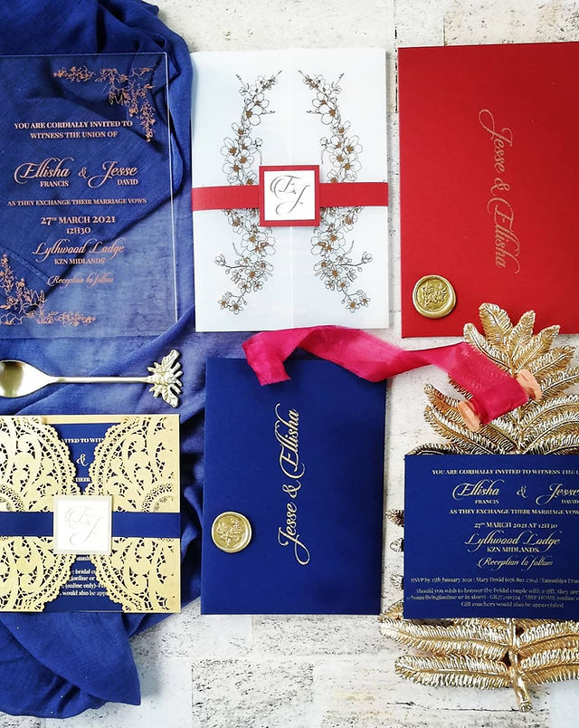 Wedding Stationery | Handmade By Janine | South Africa