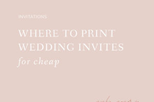 How to Make Wedding Invitations | Pipkin Paper Company
