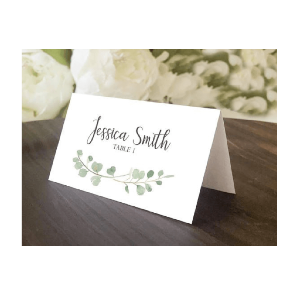 printing wedding place cards