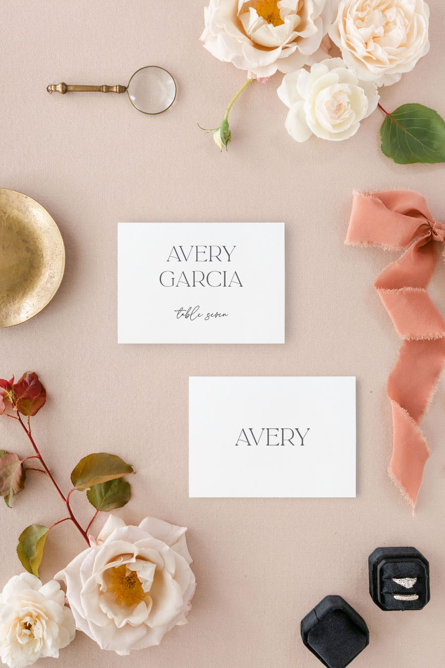 printing wedding place cards