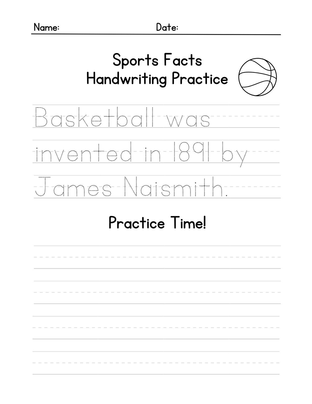 Free custom printable handwriting worksheet templates | Canva