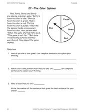 Work Space What is the probability of choosing an odd number ...