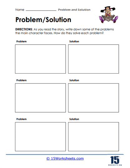 Problem and Solution Worksheets - 15 Worksheets.com - Worksheets Library
