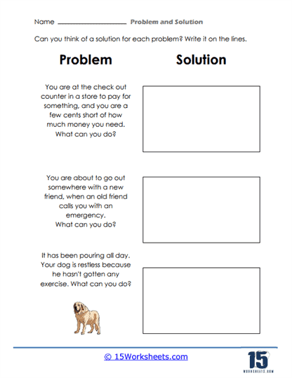Practice with Problem & Solution | Worksheet | Education.com ...