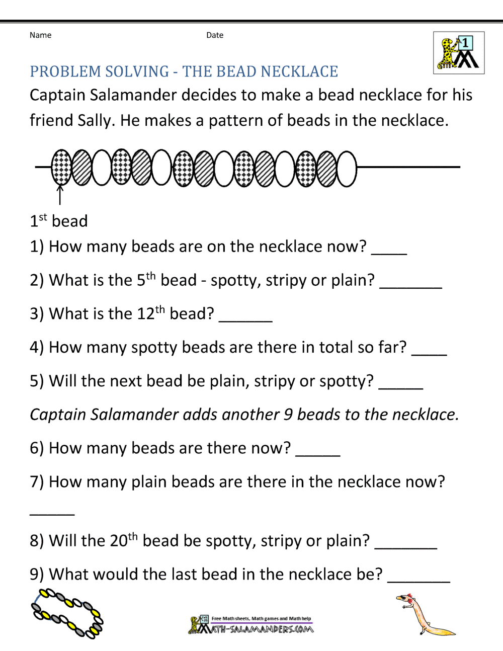 Free math problem solving worksheet, Download Free math problem ...
