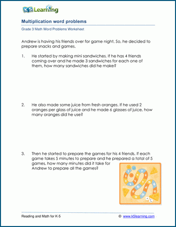 problem solving worksheet 3rd grade