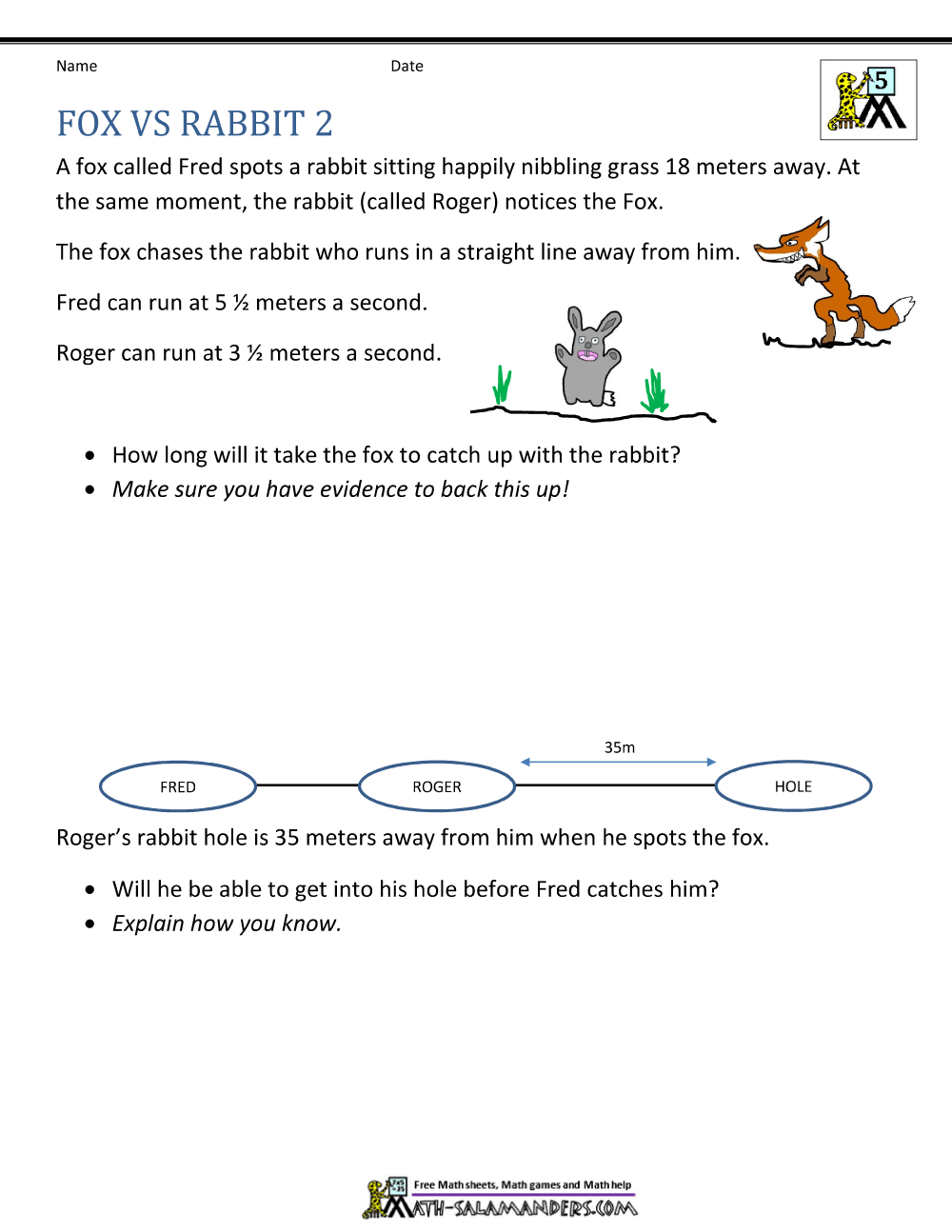 5th Grade Math Problems