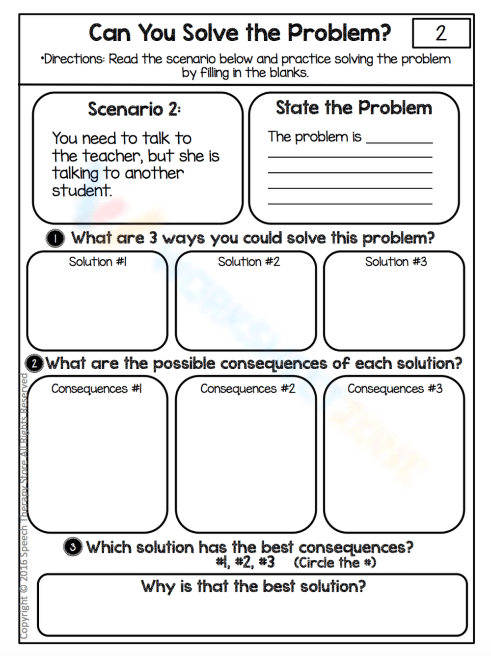 Can You Solve The Problem? Worksheet - Worksheets Library