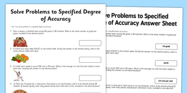 Problem Solving Worksheets for Kids - Year 6 Maths Resource