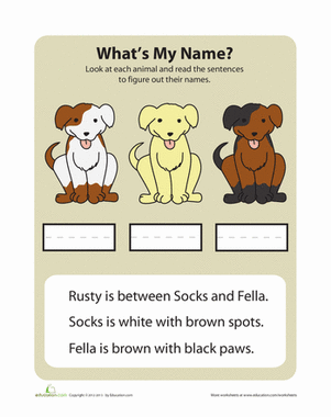 Preschool Problem Solving Worksheets 