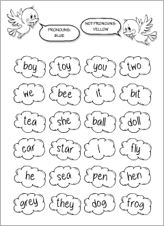 English pronouns worksheets | Grammar printables for kids