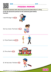pronoun worksheet for kindergarten free
