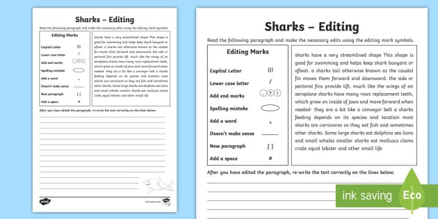 proofreading worksheet for adults