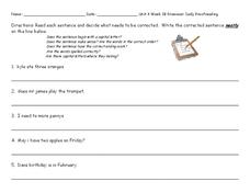 Proofreading Lesson Plans &  Worksheets :: 25 - 48