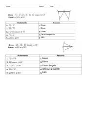 Proofs Worksheet Fill in Blank.pdf - Name Period Date Given Given ...