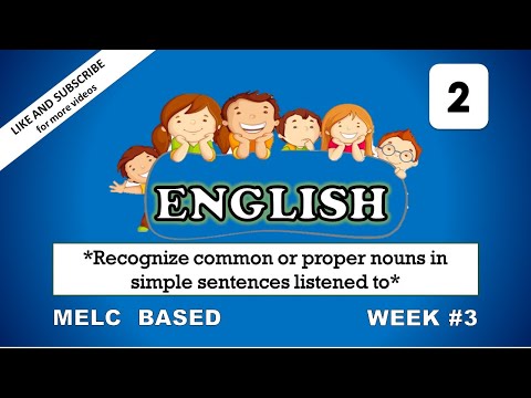 proper noun sentences