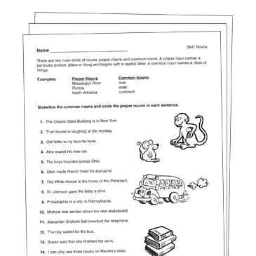Download 1st Grade Grammar Worksheets | Scholastic