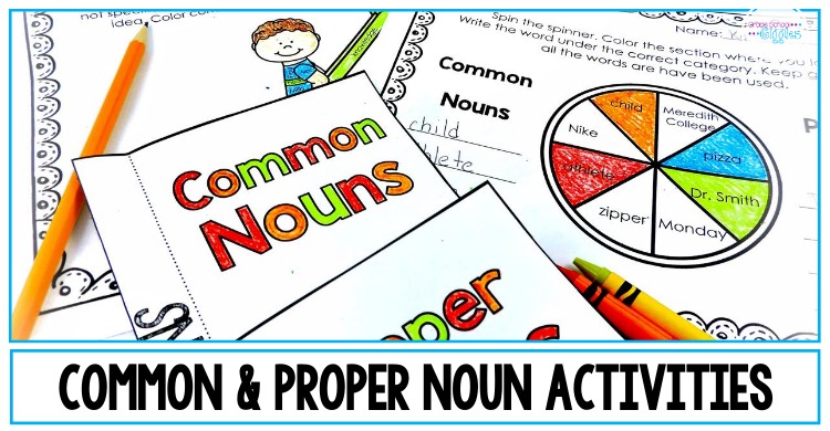 proper nouns first grade