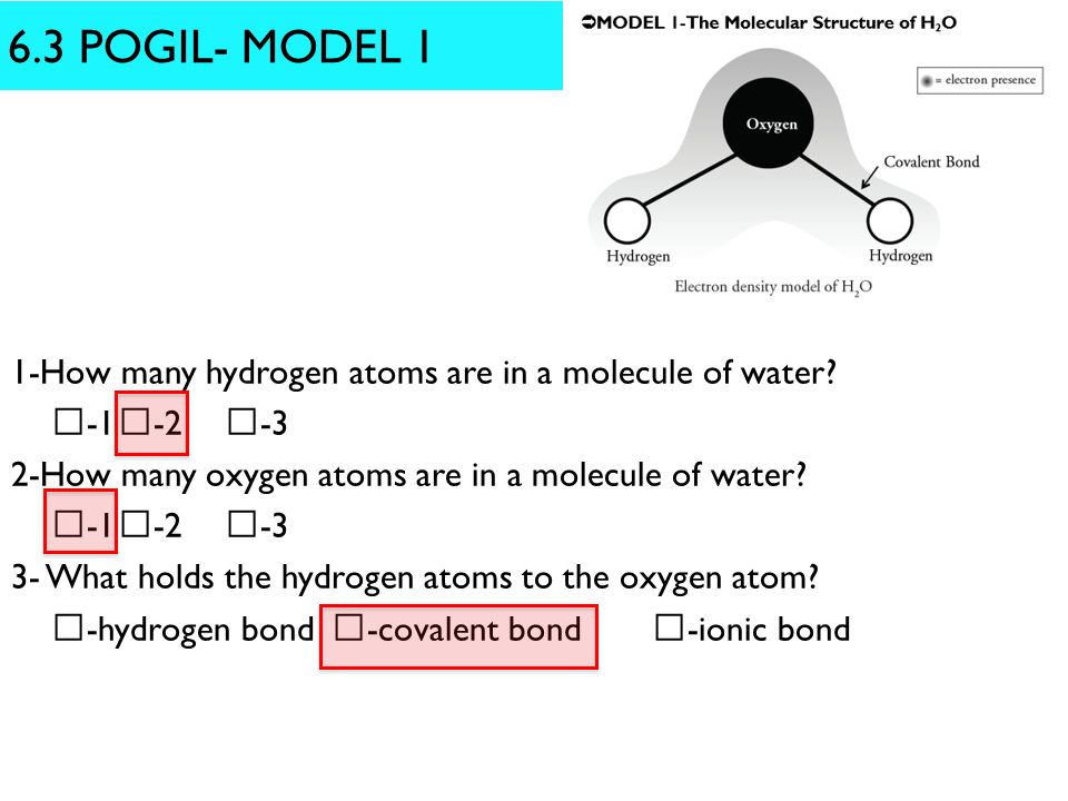 properties of water worksheet answers