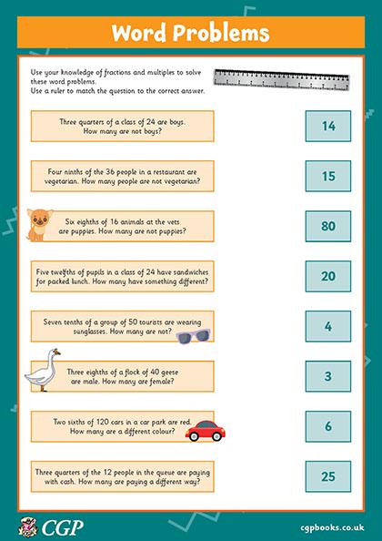 Ratio and Proportion — Mixed Word Problems (Year 6) | CGP Plus