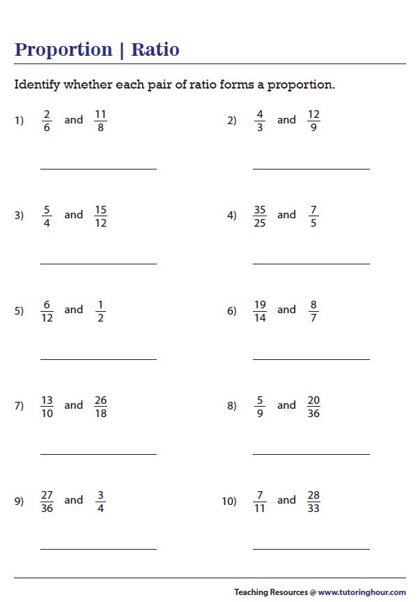 Proportions Worksheets | Solving proportions, Proportions ...