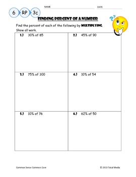 Percent proportion worksheets worksheets library