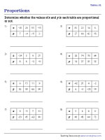 Proportions Worksheets