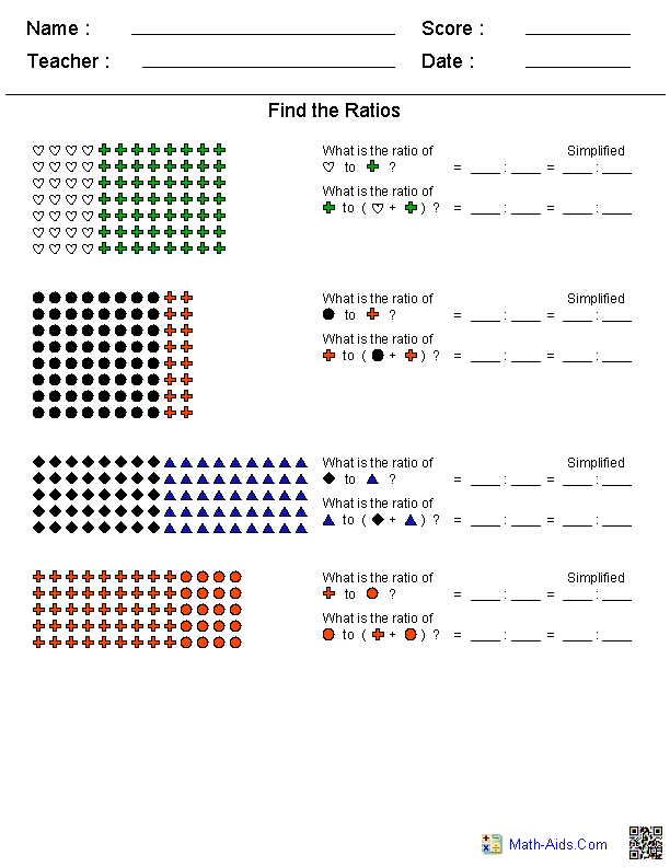 proportions worksheet with answers
