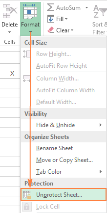How to protect worksheets and unprotect Excel sheet without password