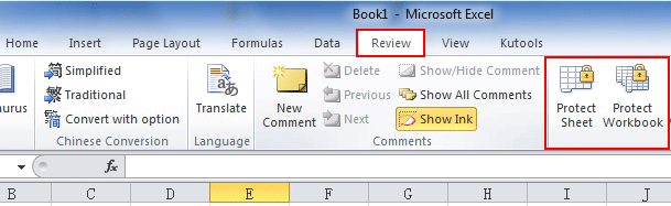 Where is Password Protect in Microsoft Excel 2007, 2010, 2013 ...