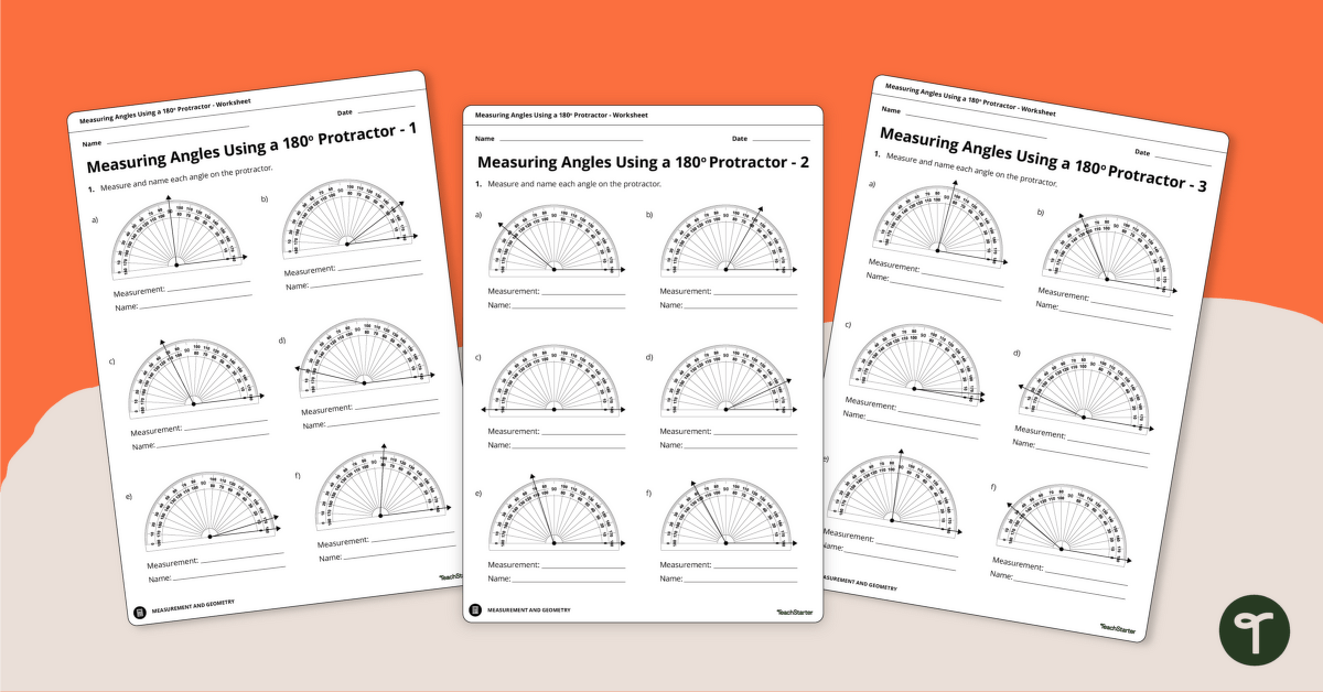 Measuring Angles with a Protractor Worksheet KS2 Twinkl Worksheets