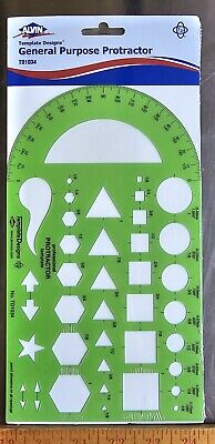 Template Designs Alvin General Purpose Professional Protractor ...