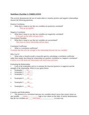 PsychSimCorrelation - WorkSheet: PsychSim 5: CORRELATION This ...