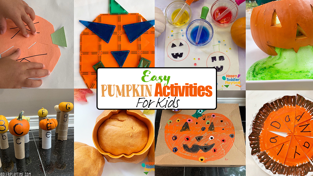 Easy Pumpkin Activities for Kids (2023) - Happy Toddler Playtime