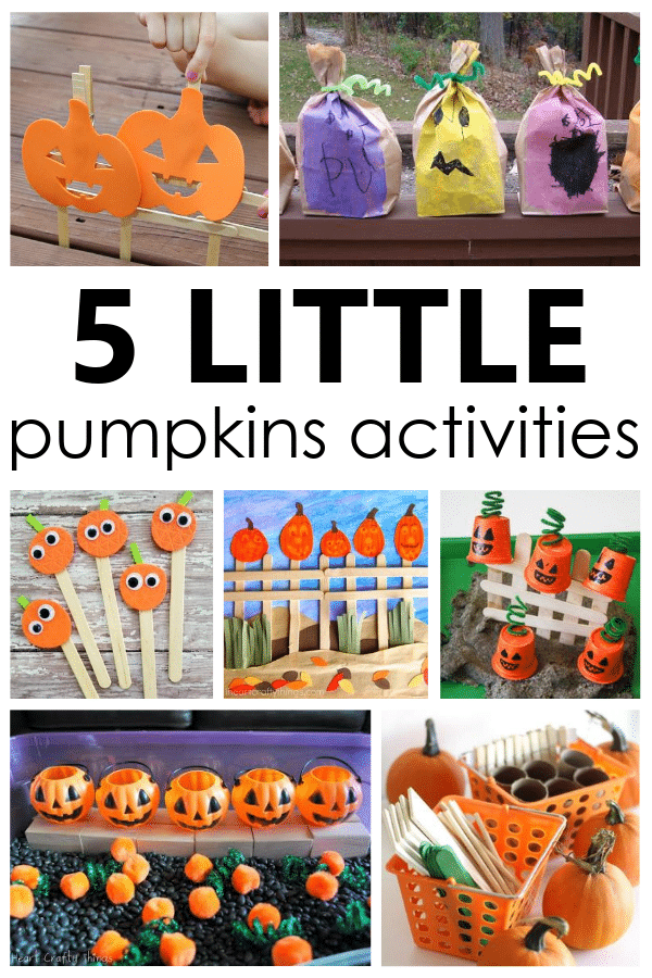 5 Little Pumpkins Activities - Fantastic Fun &  Learning