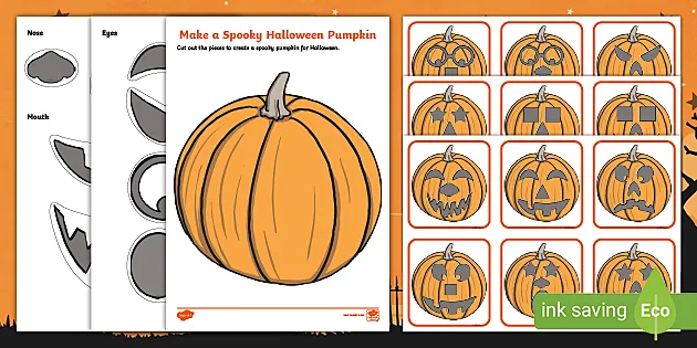 Easy Pumpkin Faces - Fun Halloween Activity for Kids