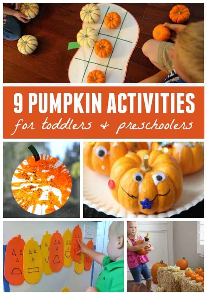 9 Pumpkin Activities for Toddlers and Preschoolers - Toddler Approved