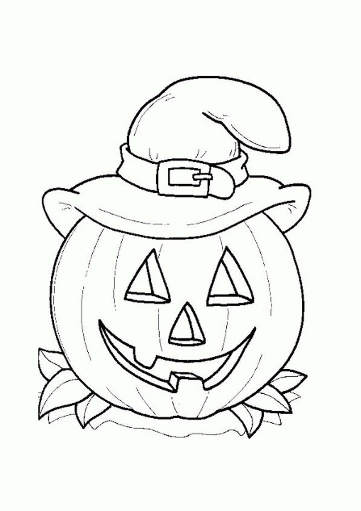 Print &  Download - Pumpkin Coloring Pages and Benefits of Drawing ...