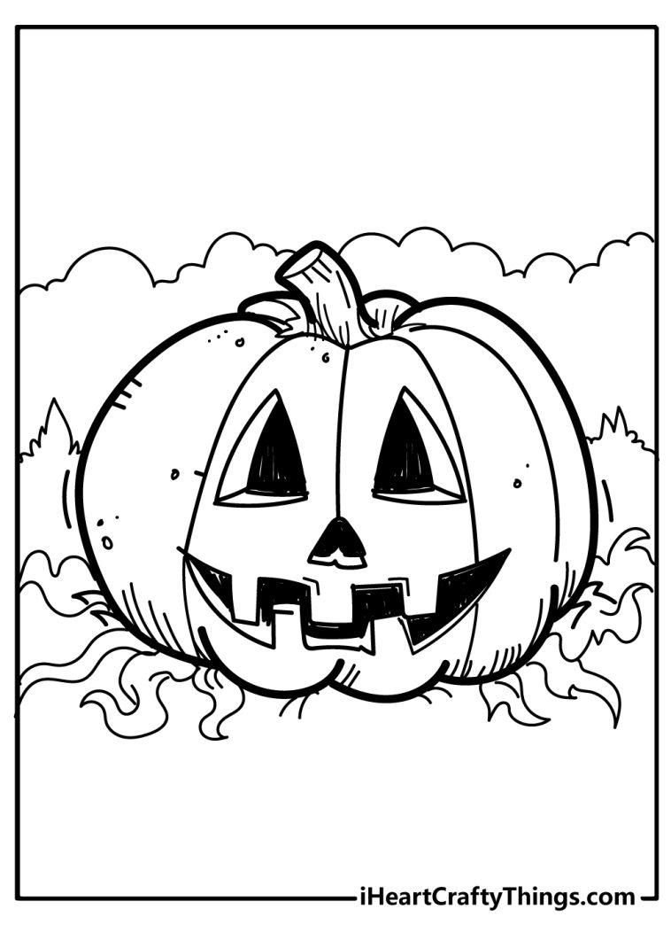 pumpkin coloring pages for preschoolers