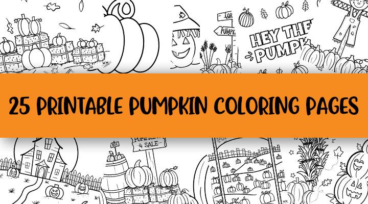 pumpkin coloring pages for preschoolers