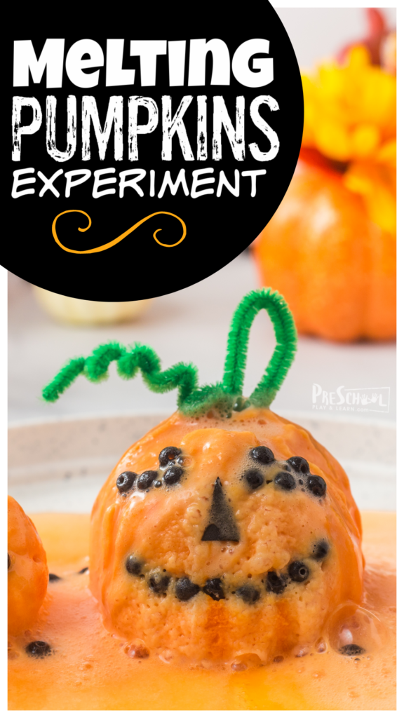 ? Melting Pumpkins Science Experiment for October