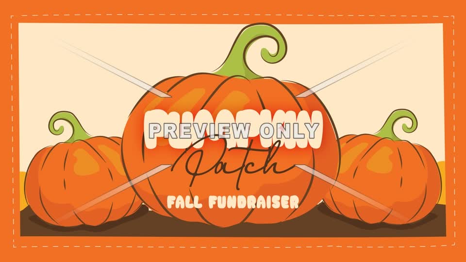 Pumpkin Patch - Fall Fundraiser: Title Graphics by Church Visuals ...