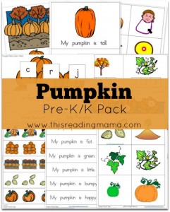 FREE Pumpkin PreK/K Pack