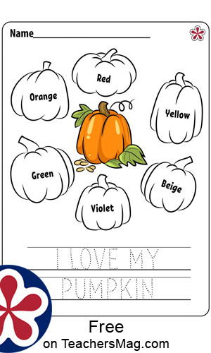 Free Pumpkin Worksheets. TeachersMag.com