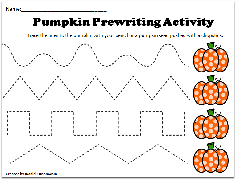 pumpkin worksheet