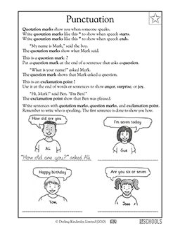 Capitalization and punctuation worksheet | PDF