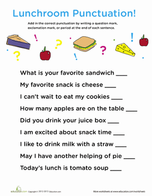 Grammar Worksheets Exclamatory Sentences Farming