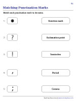 Punctuation Worksheets